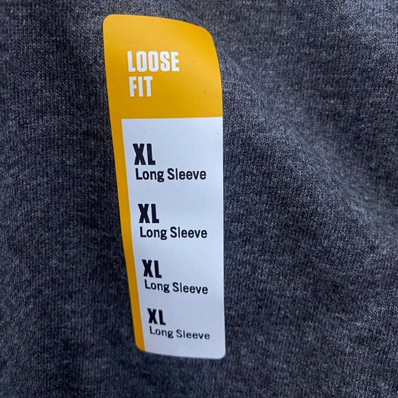 CARHARTT LOOSE FIT HEAVYWEIGHT LONG-SLEEVE LOGO SLEEVE GRAPHIC T-SHIRT MEN’S XL - Picture 4 of 4